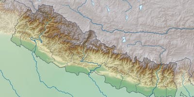 Nepal 3d kort