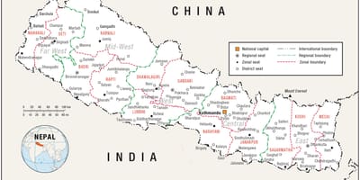 Kort af húsinu nepal